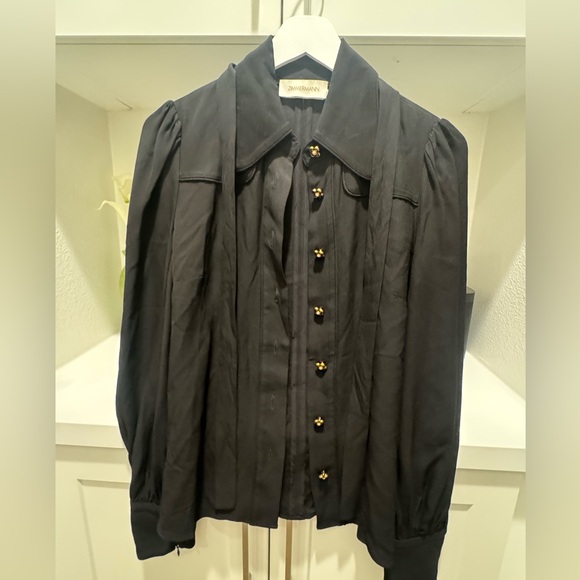 Zimmermann Matching Set Cropped flare pant and shirt - Picture 5 of 10